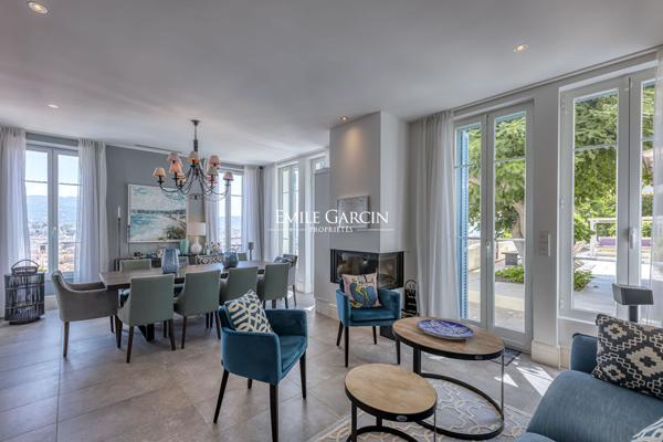 Nice Parc Impérial - Elégante villa niçoise avec vue panoramique jusqu'à la mer