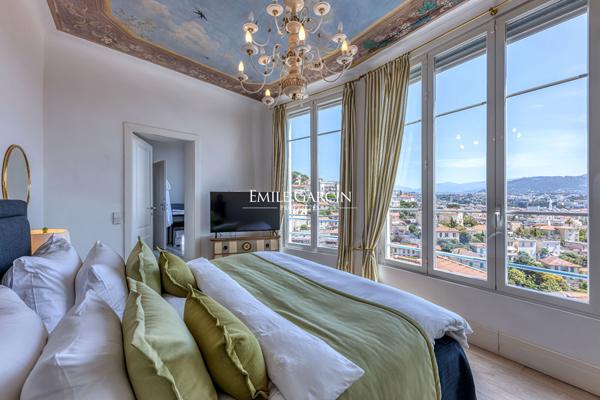Nice Parc Impérial - Elégante villa niçoise avec vue panoramique jusqu'à la mer