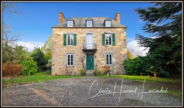 Dol-de-Bretagne (35120) PLEINE-FOUGERES. Centre. Maison bourgeoise 188 m² - 6 chambres - Terrain 1837 m².