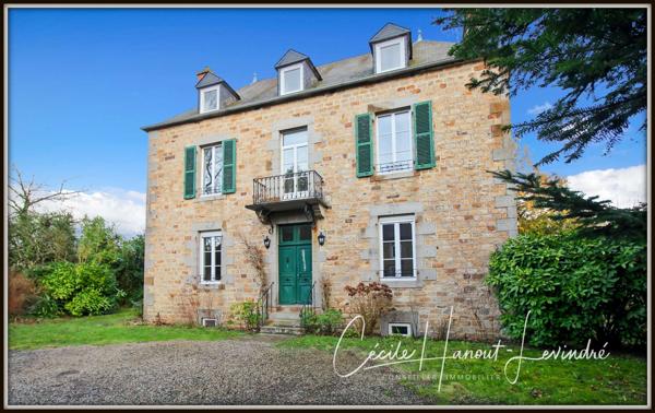 Dol-de-Bretagne (35120) PLEINE-FOUGERES. Centre. Maison bourgeoise 188 m² - 6 chambres - Terrain 1837 m².