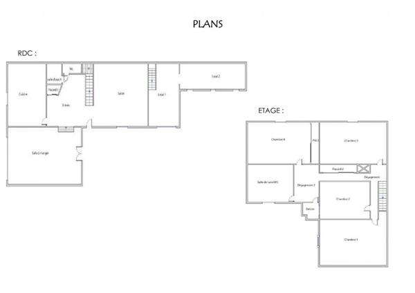 LE COTEAU (42120)  Maison 135 m² + dépendances, jardin et garage . Secteur recherché