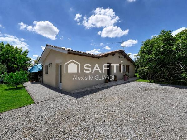 CASTELNAU-DE-MÉDOC – À DEUX PAS DES ÉCOLES ET DES COMMERCES – MAISON 3 CHAMBRES – TERRAIN 1 297 M²