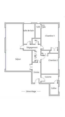 Appartement F5 à vendre  5 pièces - 101 m 2   CHALONS EN CHAMPAGNE  - 51
