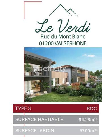 Appartement 3 pièces - 64 m²