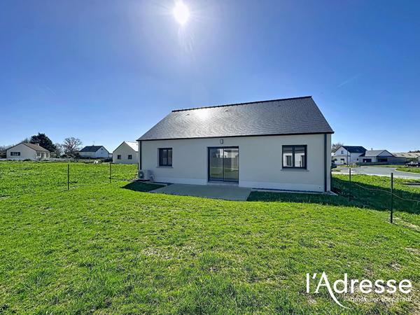 Maison neuve plain-pied, terrain 672 m²