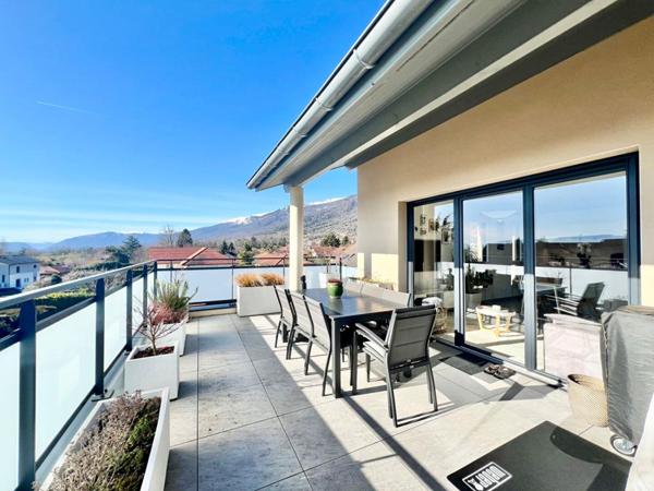 CROZET T3 dernier étage de standing - Vue Panoramique Mont-Blanc et Jura