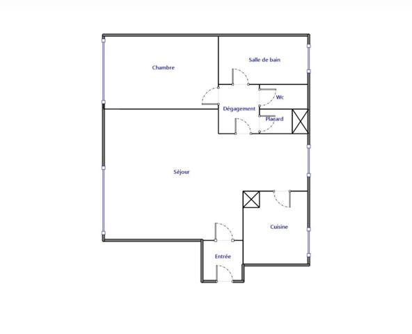 Appartement 2 pièces - 48 m²