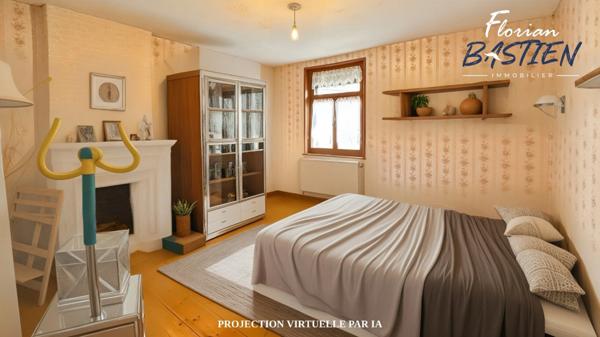 🏡 Maison à rénover – 115 m² avec grand garage et jardin à Petite-Forêt