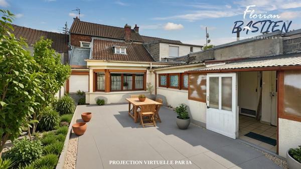 🏡 Maison à rénover – 115 m² avec grand garage et jardin à Petite-Forêt