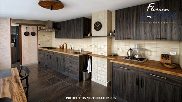 🏡 Maison à rénover – 115 m² avec grand garage et jardin à Petite-Forêt