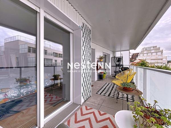 ISSY LES MOULINEAUX - Appartement traversant 4 pièces de 85,51m² avec terrasses dans un immeuble récent