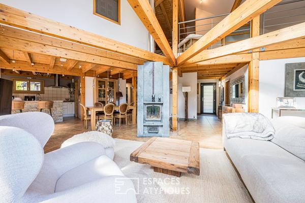 Maison familiale aux beaux volumes avec piscine