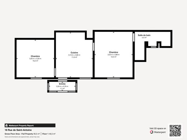 Appartement Montreuil 2 pièce(s) 43,62 m2