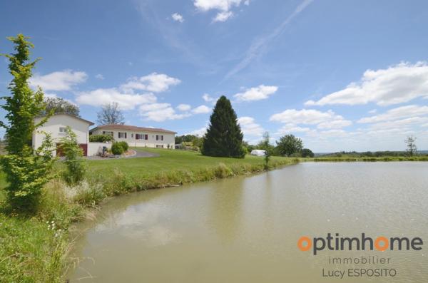 🏡 Propriété exceptionnelle avec étang privé sur plus de 1,7 hectare – Mazerolles, Charente 🌳🦆
