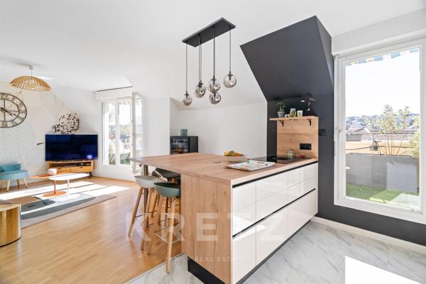 RUEIL-MALMAISON - DERNIER ETAGE - TERRASSE PLEIN SUD - 3 CHAMBRE - TRAVERSANT - CALME ABSOLU