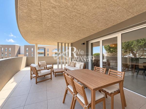 T3 neuf - 67,83 m² - Terrasse de 44 m², à 400 m de la plage