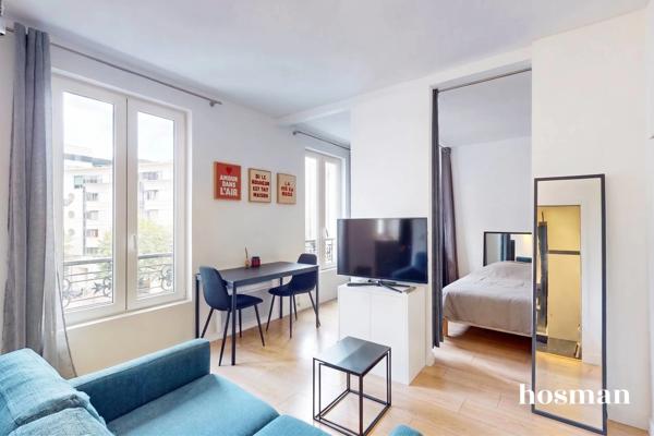 Studio modulable en 2 pièces de 27,5 m² — Lumineux et rénové — Rue Victor Hugo, Levallois-Perret