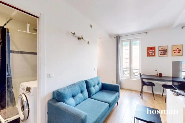 Studio modulable en 2 pièces de 27,5 m² — Lumineux et rénové — Rue Victor Hugo, Levallois-Perret
