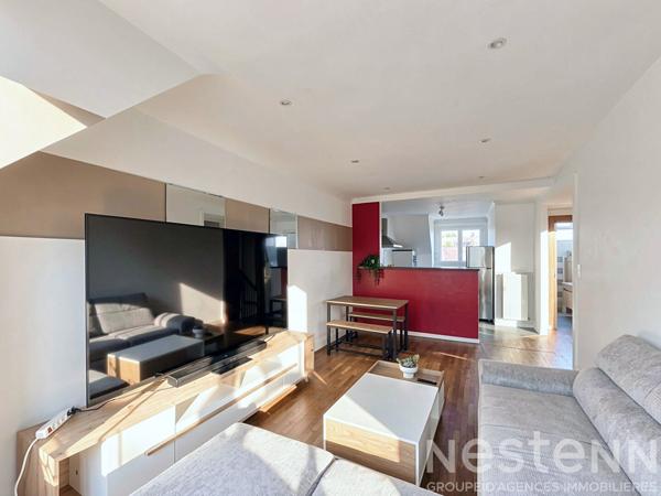 Appartement duplex ; 2 Chambres ; 70m² - Hypercentre d'Hennebont
