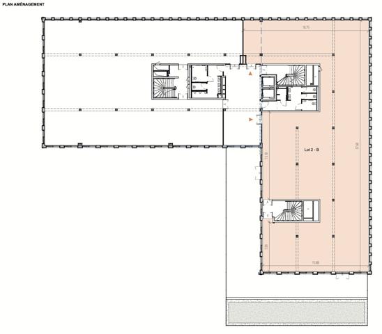 Pilaterie bureaux neufs et disponibles de suite à partir de 150 m2