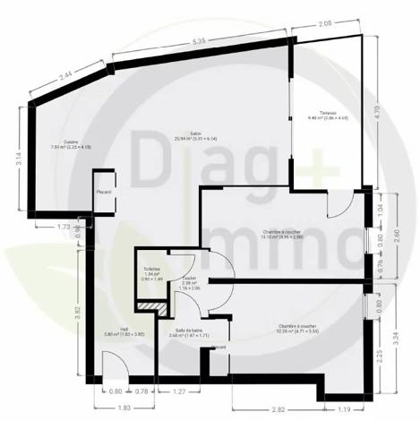Immobilier Fréjus (83600) – Appartement 72.57m2 – 295 000 €