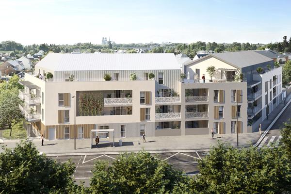 A VENDRE T4 avec grand Balcon -Quartier de la MADELEINE à ANGERS