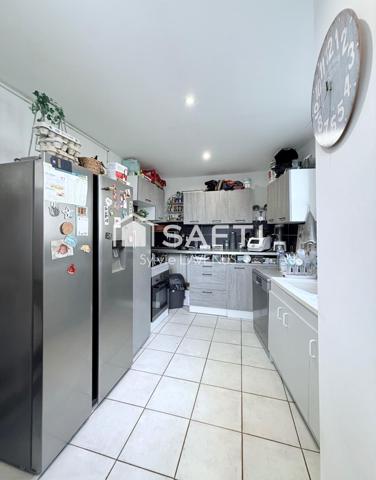 A Vic-sur-Aisne 02, maison 3 P. de 66 m2 avec cave voûtée et abris de jardin, sur terrain clos de 500 m2.