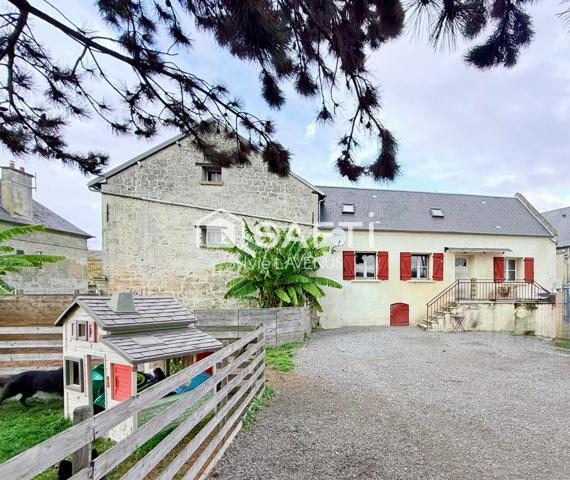 A Vic-sur-Aisne 02, maison 3 P. de 66 m2 avec cave voûtée et abris de jardin, sur terrain clos de 500 m2.