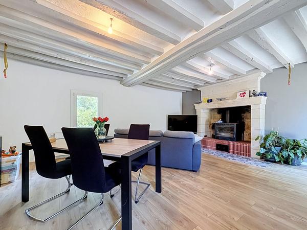 A vendre Beaufort en Anjou. Maison ancienne , terrain clos de plus de 4000m², 3 chambres plus mezzanine, piscine, garage, local, cave.