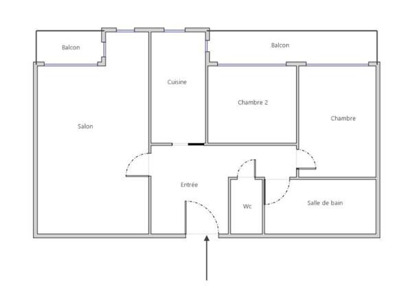 Appartement
         3 pièces
        - 70 m² 870 000 € *