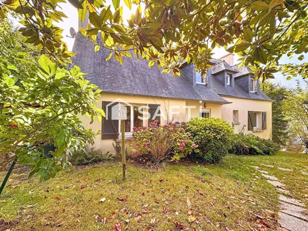 Maison 6 chambres, sous sol et grand jardin arboré