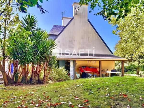 Maison 6 chambres, sous sol et grand jardin arboré