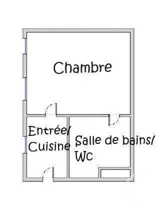 Appartement Studio à vendre  1 pièce - 20,55 m 2   PARIS  - 75005