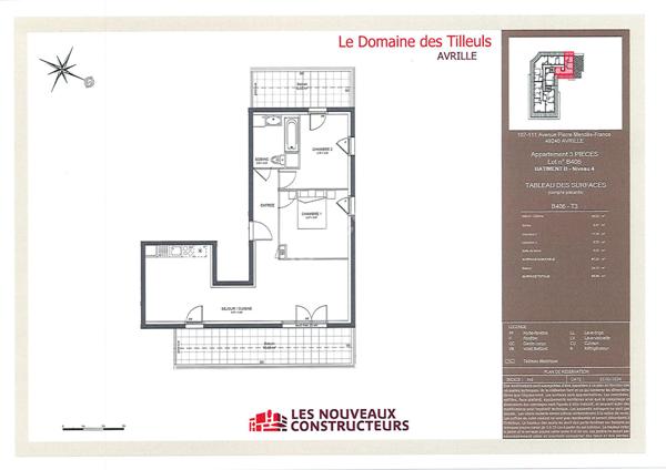 Avrillé Bourg dernier étage