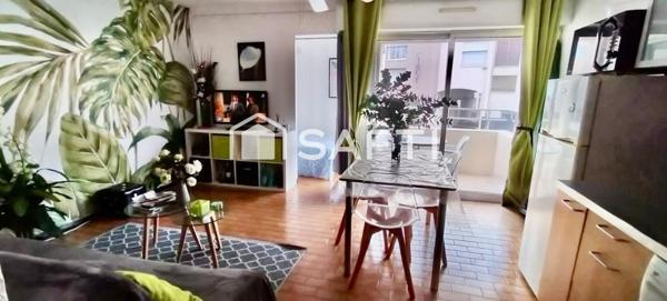 Appartement T3 avec terrasse, vue port