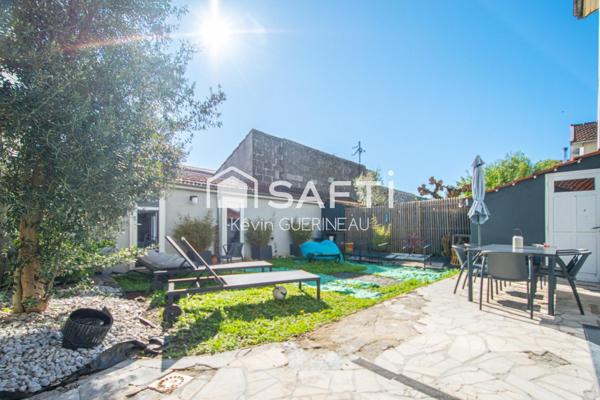 Échoppe, 4 chambres, jardin, dépendance et stationnement voiture