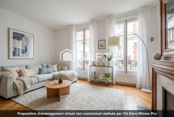 Appartement T3/4 au calme et proche du métro Père Lachaise