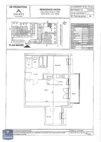 Appartement à louer 2 pièces 56m²