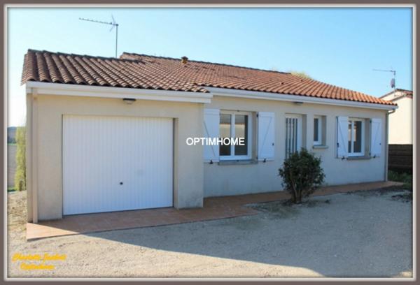 Maison à vendre 3 pièces Proche de MONTMOREAU SAINT CYBARD (16)