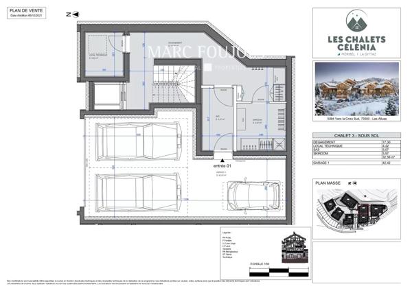 Méribel – Domaine des Trois Vallées – Chalets de 205 m² – 10 personnes