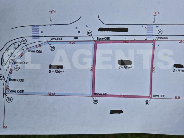 CEPOY - Terrain  786 m2. Viabilisé 100 %