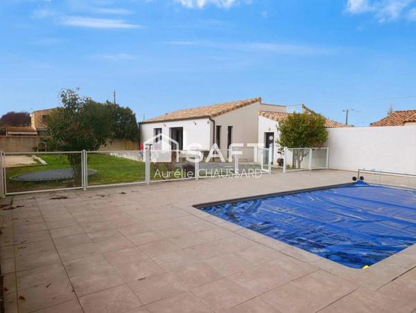 4 chambres jardin piscine garage