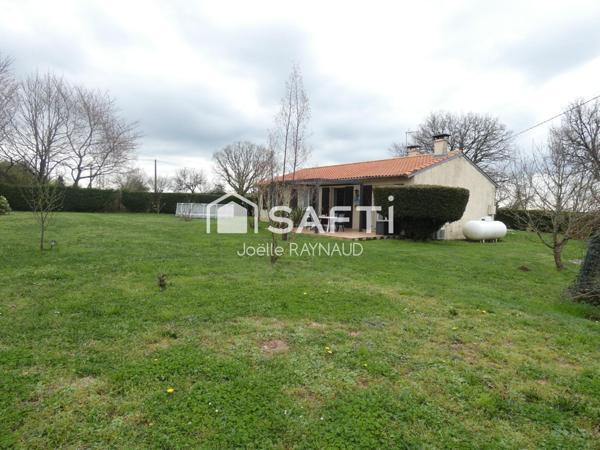 Maison de plein pied T4 à la campagne.