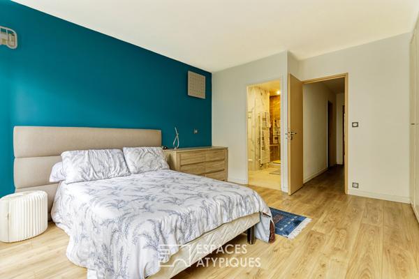 Duplex en rez-de-jardin avec terrasse