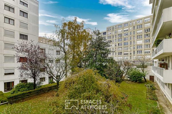 Duplex en rez-de-jardin avec terrasse