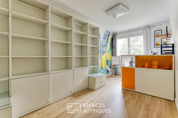 Duplex en rez-de-jardin avec terrasse