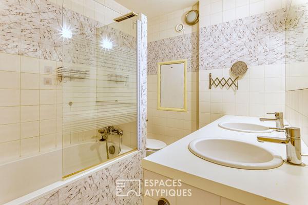 Duplex en rez-de-jardin avec terrasse