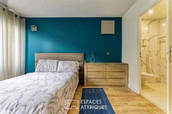 Duplex en rez-de-jardin avec terrasse