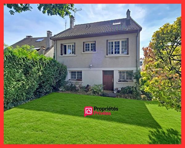 93370 MONTFERMEIL - Maison 6 pièces 120 m² de surface habitable - 3  Chambres - 1 Bureau - Garage -Jardin
