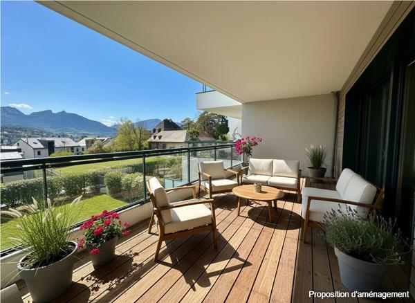 Appartement d'exception 107 m² · Vue Belledonne & Granier · Piscine privative